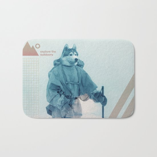 Husky Exploration Bath Mat