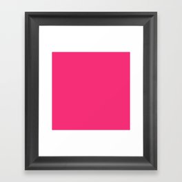 Color 035 - Pink, Love, Woman, Romance Framed Art Print