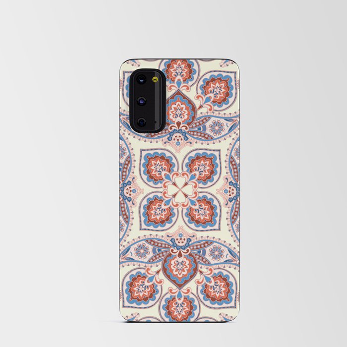 Ornamental Ethnic Bohemian Pattern XVIII Coral Cream Android Card Case