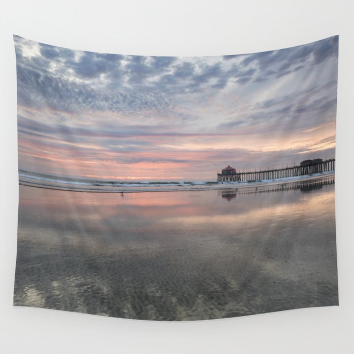 HB SUNSET 1-3-18 Wall Tapestry