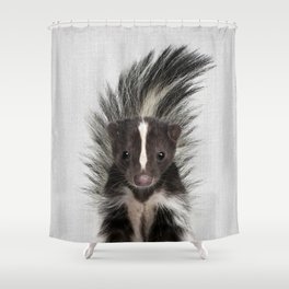 Skunk - Colorful Shower Curtain