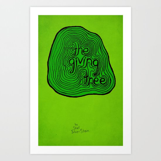 The Giving Tree by Shel Silverstein Art Print