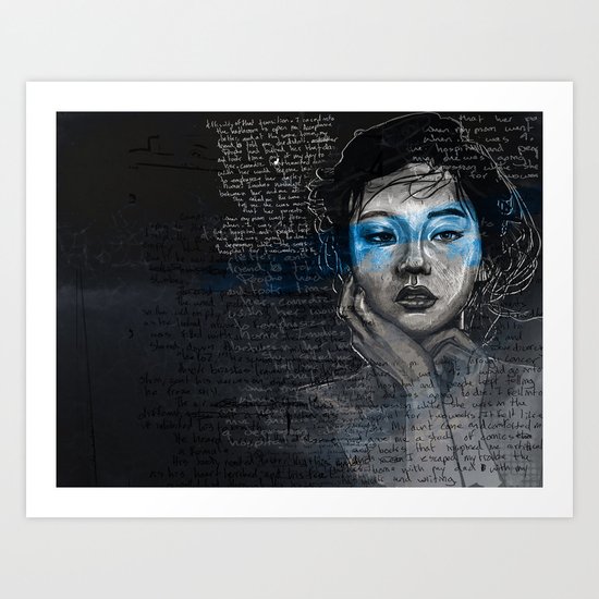 Portrait of A Sick Feeling Art Print