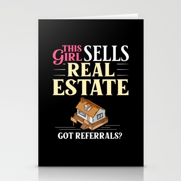 Real Estate Agent Realtor Investing Stationery Cards