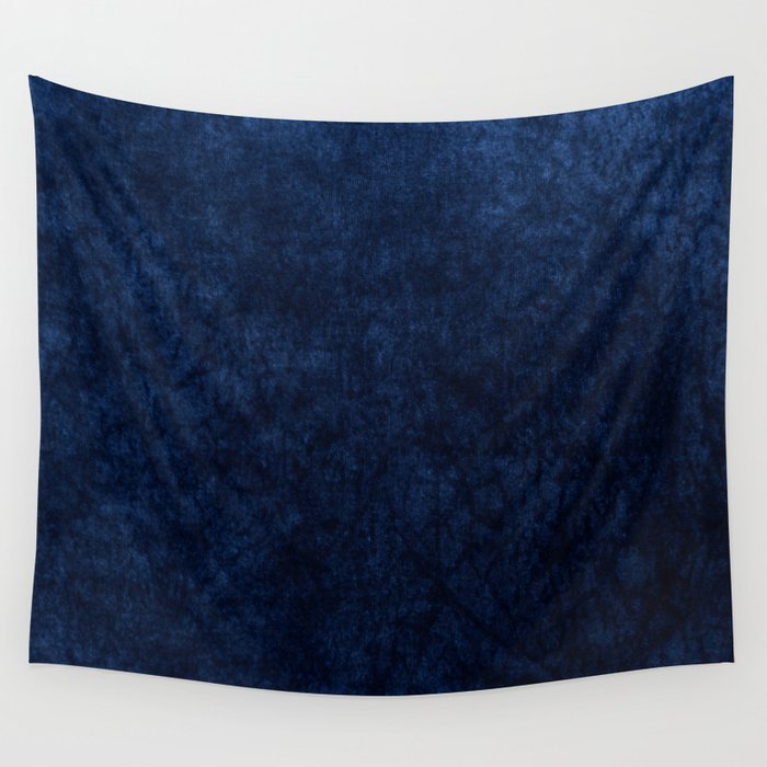 Blue Velvet Wall Tapestry