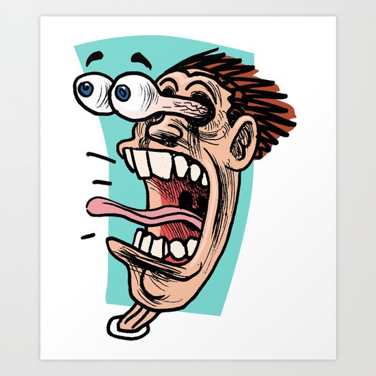 Double Take Right Art Print