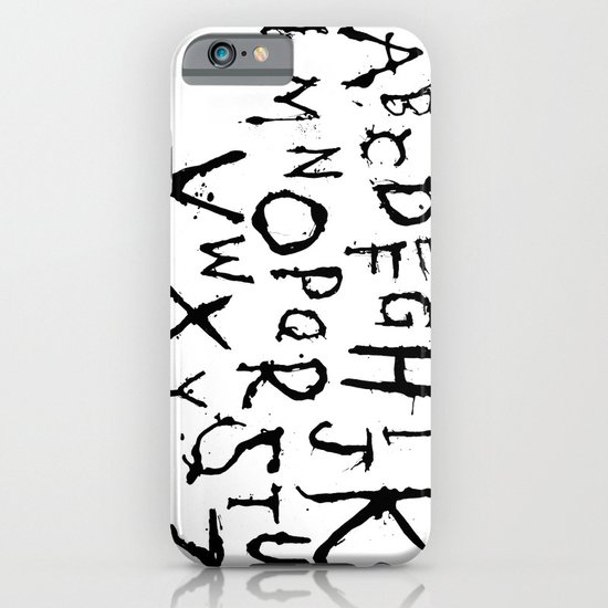 Alphabet #1 iPhone & iPod Case