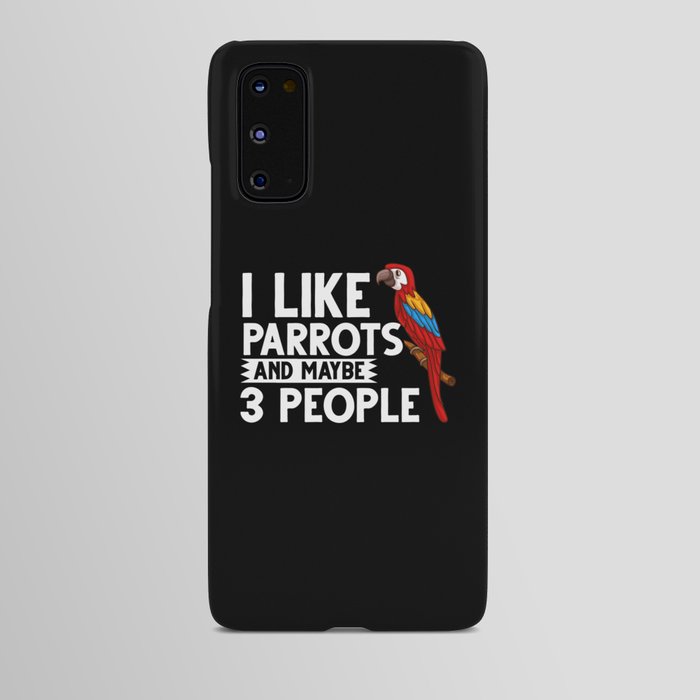 Parrot Bird Quaker African Gray Macaw Cage Android Case