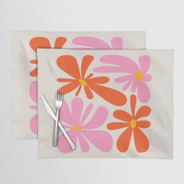 Bloom: Peach Matisse Color Series 04 Placemat