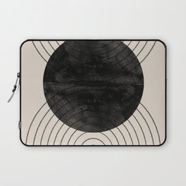 Black Geometric Arch Laptop Sleeve