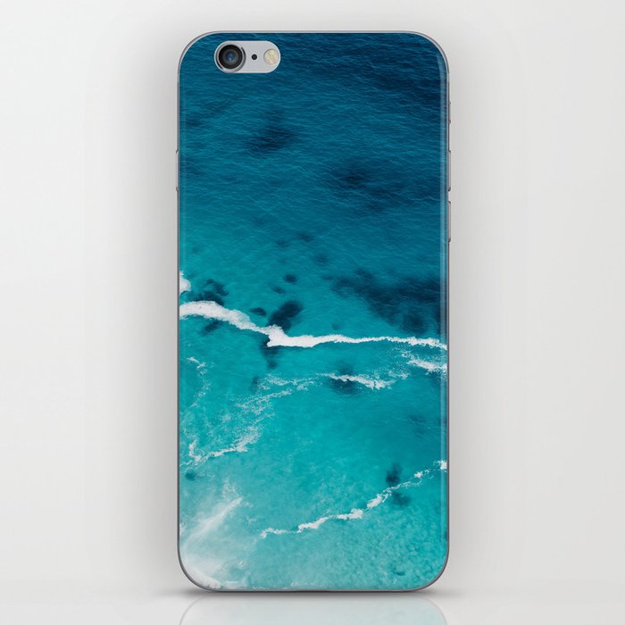 Blue Ocean Waves, Cape Point, Cape Town, South Africa iPhone Skin
