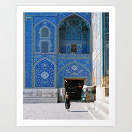 Esfahan Blues Art Print