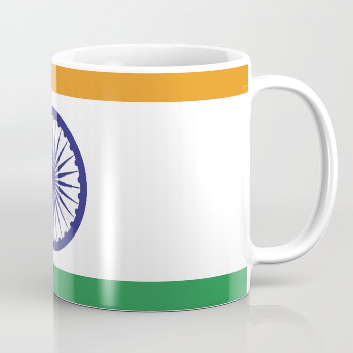 India Flag Print Indian Country Pride Patriotic Pattern Coffee Mug