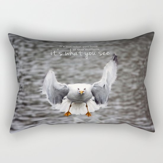 What I see Rectangular Pillow