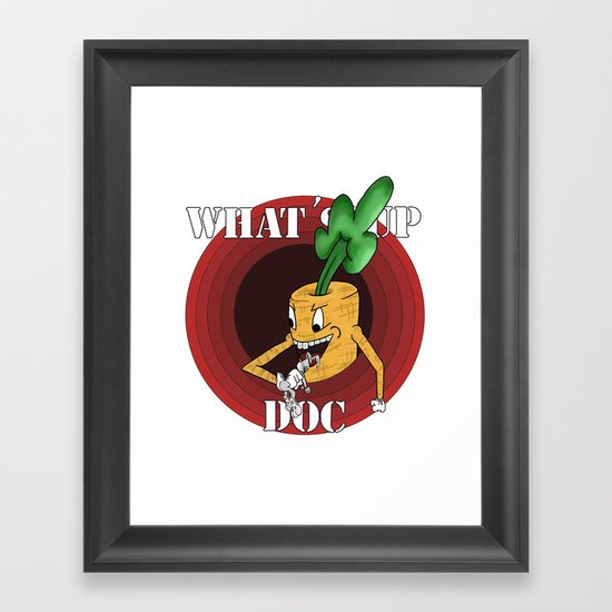 What's Up Doc Framed Art Print