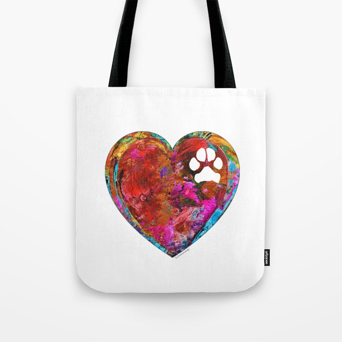 Dog Art - Puppy Love 2 - Sharon Cummings Tote Bag