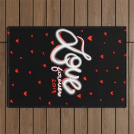 Love Forever 2019 Outdoor Rug
