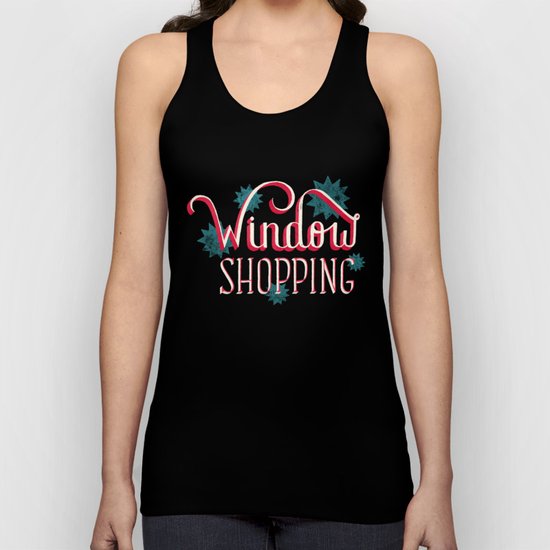 Window Shopping Unisex Tank Top
