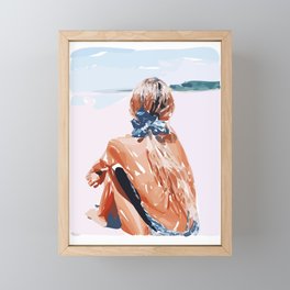 beach View V Framed Mini Art Print