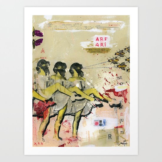 Killer bees Art Print