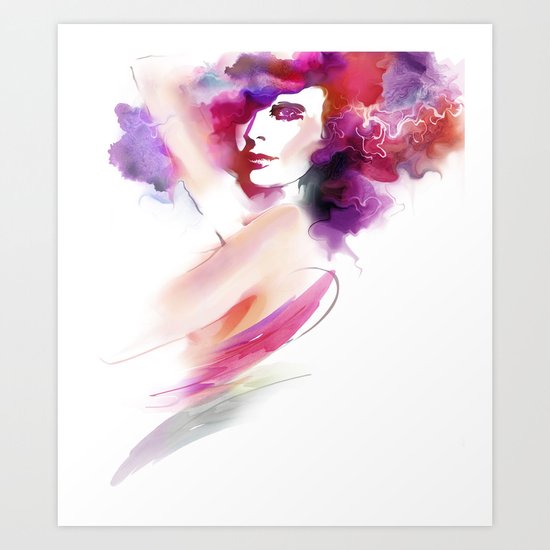 woman Art Print