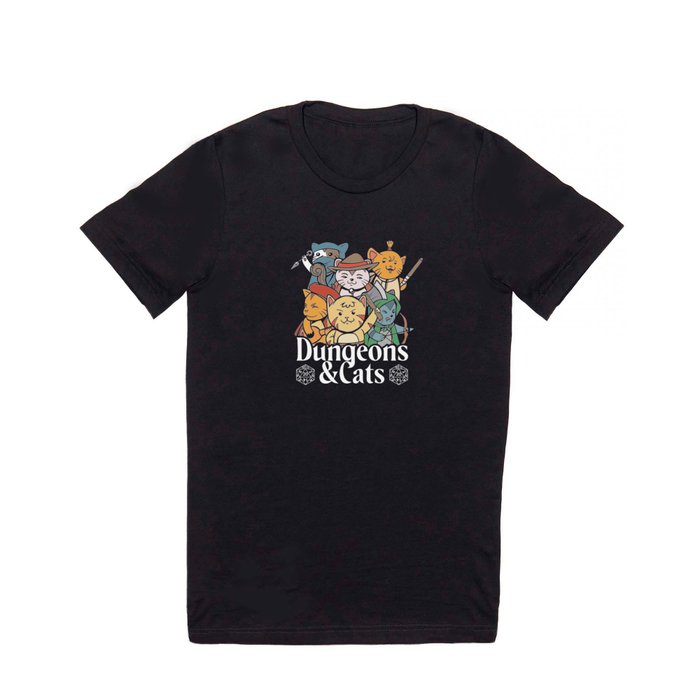 Dungeons and Cats T Shirt