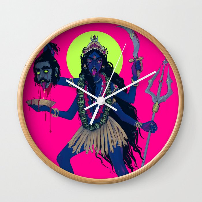Kali Maa Wall Clock