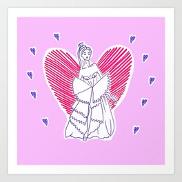 With Love Art Print