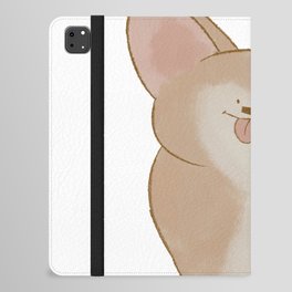 Tiny Happy Corgi Dog iPad Folio Case