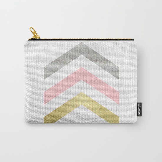 Chevron Pattern Carry-All Pouch