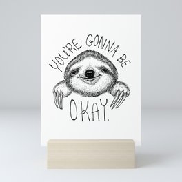 Slothspiration Mini Art Print