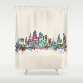 kansas city Missouri skyline Shower Curtain