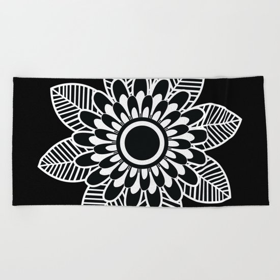 Flower Beach Towel