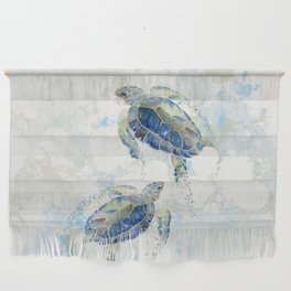Swimming Together 2 - Sea Turtle  Wall Hanging