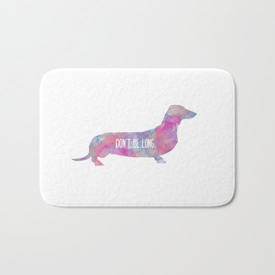 Dachshund Art #society6 #decor #buyart Bath Mat