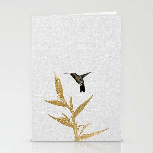 Hummingbird & Flower II Stationery Cards