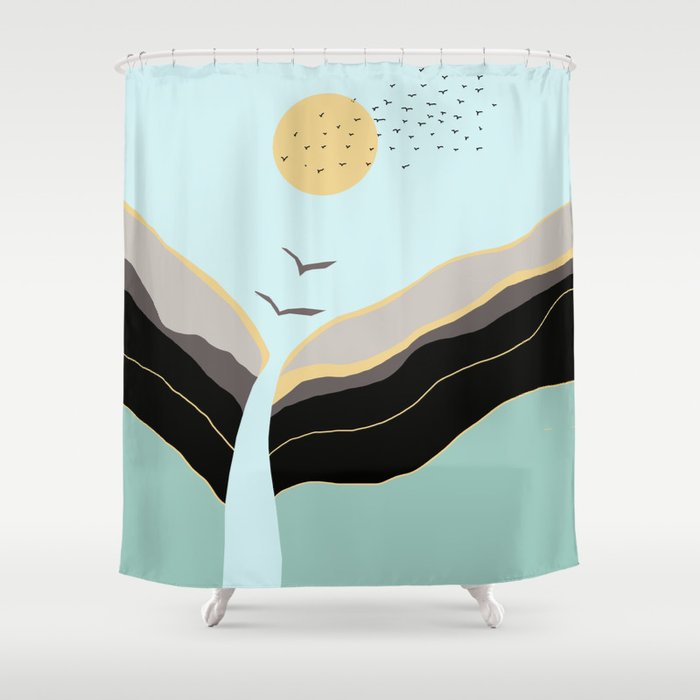 Together - A New Beginning #1 #minimal #art #society6 Shower Curtain