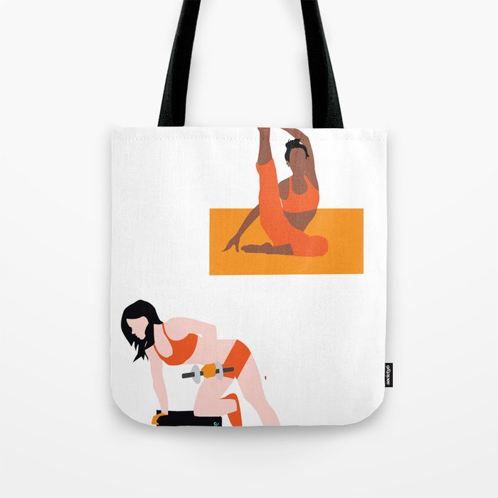 Working Out Tote Bag