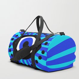 Evil Eye  Duffle Bag | Colorful, Graphic, Graphicdesign, Psychedelic, Bold, Funky, Fun, Modern, Eye, Digital 
