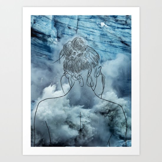 Lonely Woman Art Print By Lbeb Society6