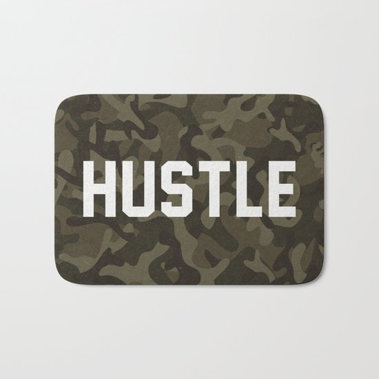 Hustle - camouflage version Bath Mat