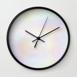 Rainbow wash texture Wall Clock