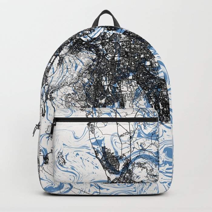 South Africa, Cape Town - City Map Collage Backpack