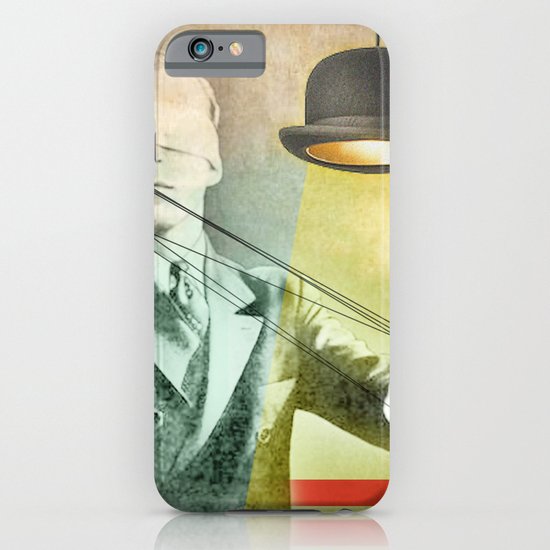 Blindfold bowler iPhone & iPod Case