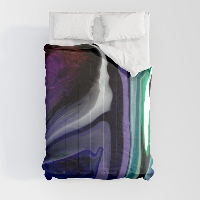 Fluid Abstract 6 Comforter