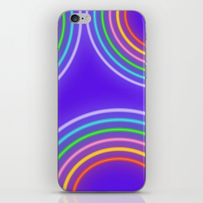 Neon Rainbow  iPhone Skin