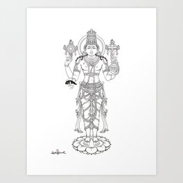 Dhanvantari Art Print