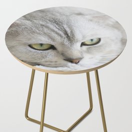 Cute Grey Cat Side Table