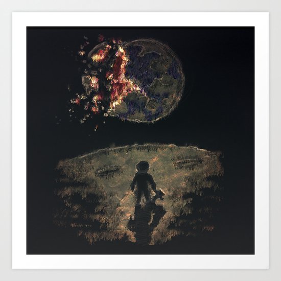 Farewell Mother Earth Art Print