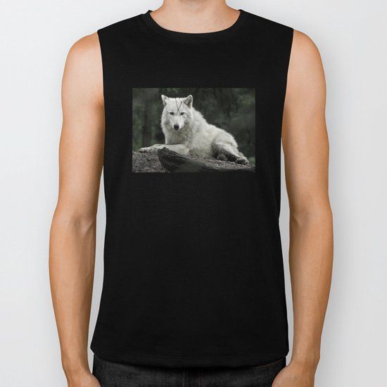 Wolf Biker Tank